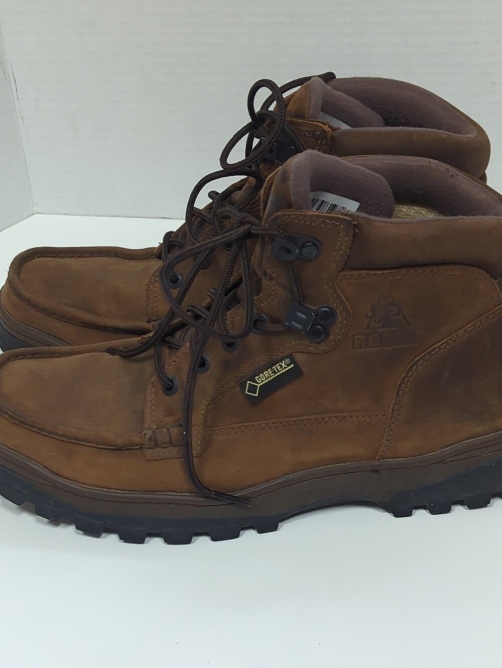 Rocky Mens Hiker Ankle Boots 9M Lace Up Leather GORE-TEX Brown Waterproof